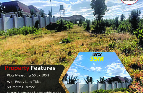 50FT x 100FT PLOT FOR SALE IN MIGAMBA(NEAR BIHARWE) FOR SALE AT UGX 35M.